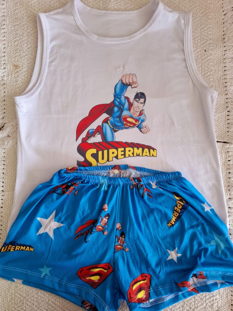 PIJAMA MENINO SUPER MAN