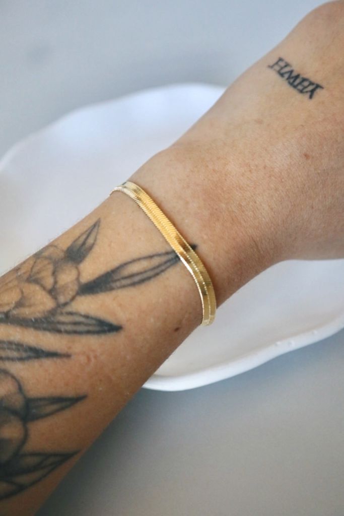 Pulseira Malha Fita 4mm