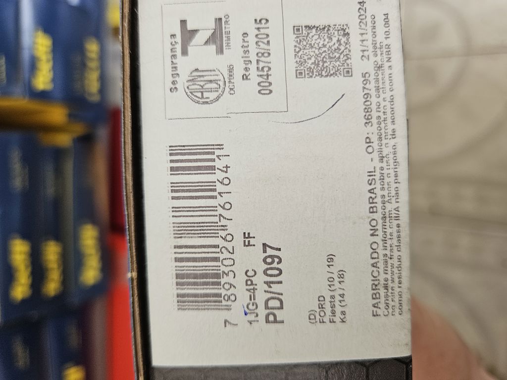 Pastilha Freio Dian Ford Fiesta/KA PD1097
