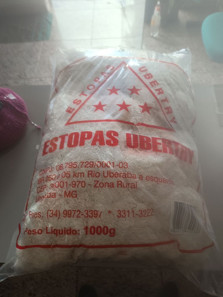 Pacote De 1Kg De Estopa 